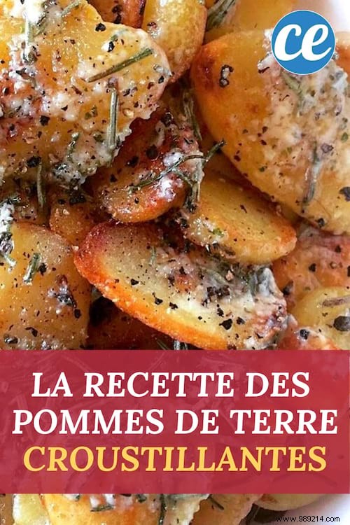 The Recipe for Crispy Potatoes with Garlic and Rosemary. mmm so good!! 