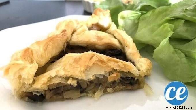 Delicious And Super Easy:The Mushroom And Onion Pie Recipe. 