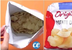 How To Reseal A Packet Of Chips Hermetically (WITHOUT Using Tongs). 