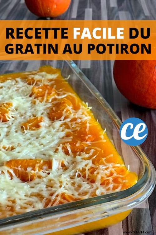 My Pumpkin Gratin Recipe For A Balanced And Cheap Meal. 