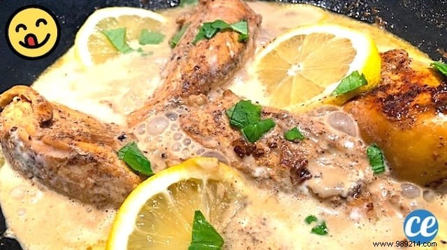 Super Easy to Make:The Delicious Creamy Lemon Garlic Chicken Recipe. 