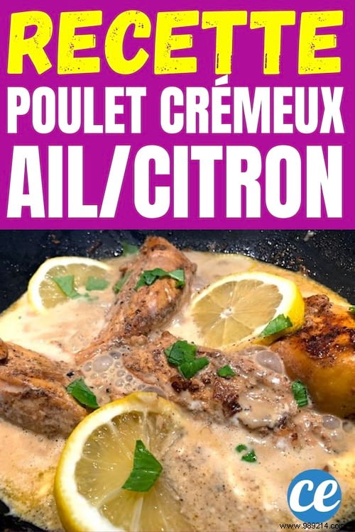 Super Easy to Make:The Delicious Creamy Lemon Garlic Chicken Recipe. 