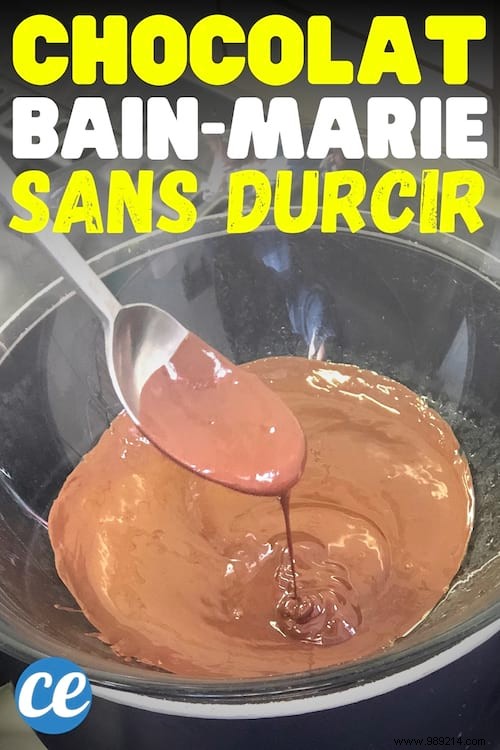 How to Melt Chocolate in a Bain-Marie WITHOUT Hardening. 