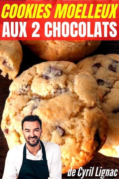 Cookies with 2 Chocolates by Cyril Lignac:The Secret Recipe Revealed. 