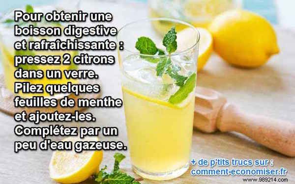 The Secret Recipe for Making a Digestive and Refreshing Drink. 