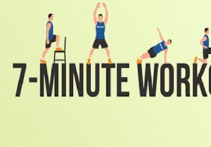 7 Minute Workout Method or How to Get in Shape in 7 Min of Exercises. 