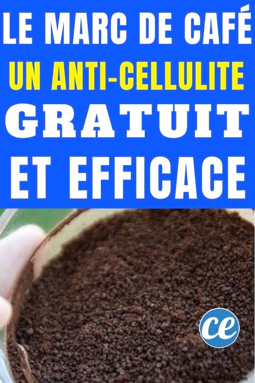 Coffee grounds, an Effective and Free Anti-Cellulite. 