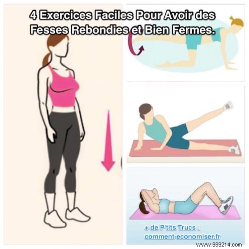 4 Easy Exercises To Have Plump and Firm Buttocks. 