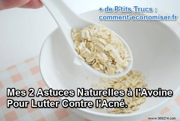 My 2 Natural Oatmeal Tips To Fight Acne. 