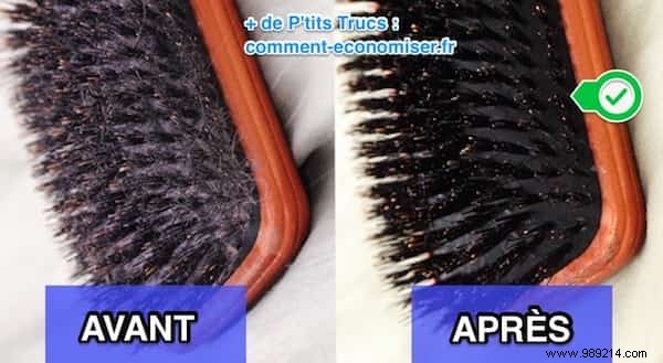 How to EASILY Clean and Disinfect a Greasy Hairbrush. 