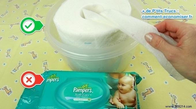 The Ultra Easy Baby Cleansing Wipes Recipe. 