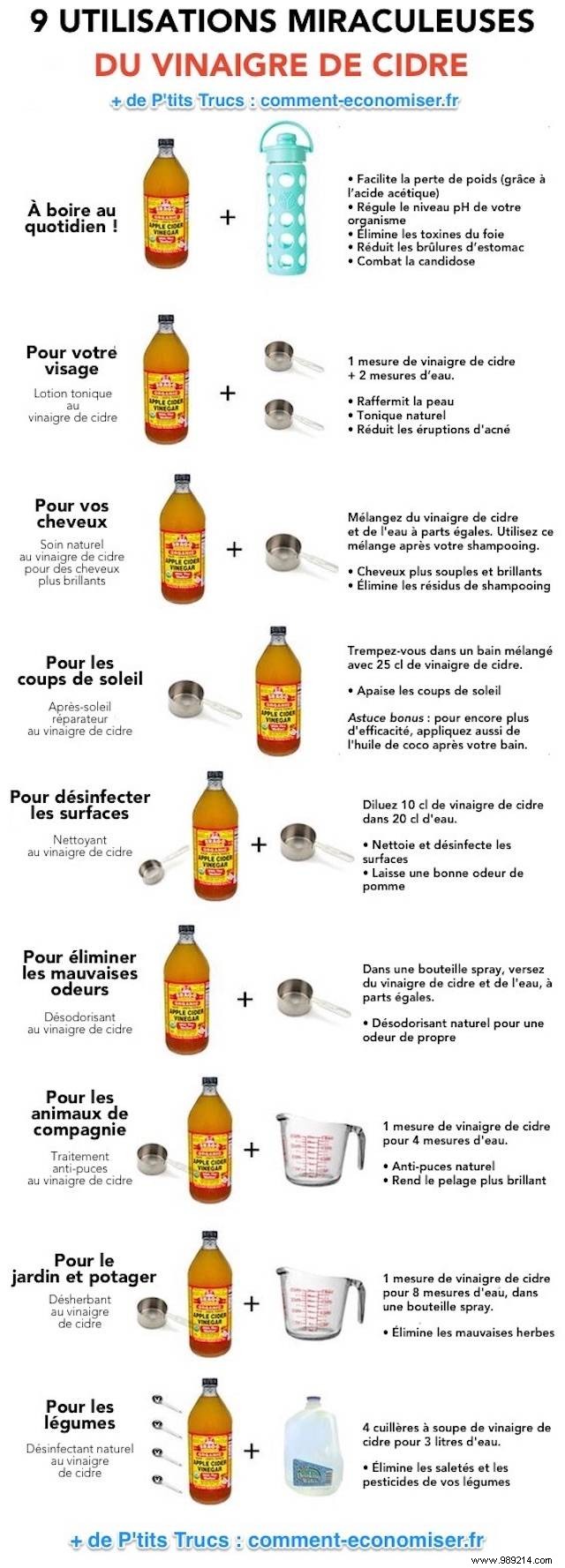 9 Uses of Apple Cider Vinegar That Will Change Your Life. 