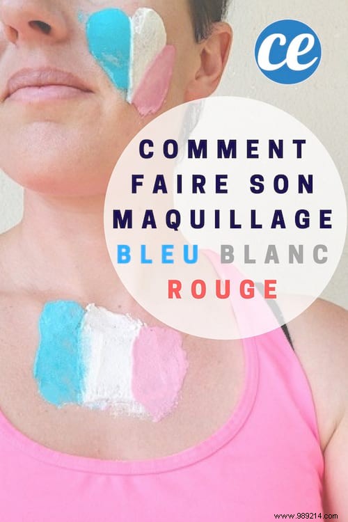 How To Make Yourself Blue White Red Makeup (Easy And Natural). 