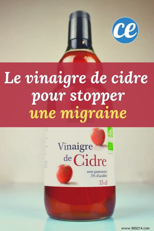 How To Use Apple Cider Vinegar To STOP A Migraine. 