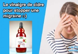 How To Use Apple Cider Vinegar To STOP A Migraine. 