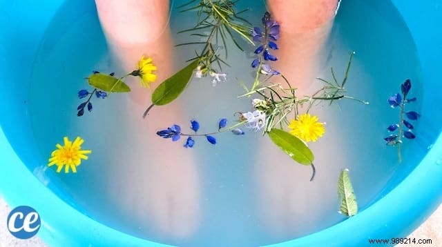 The RELAXING Foot Bath Recipe With Only 3 Ingredients. 