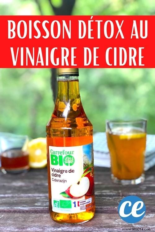 The Incredible Slimming and Detox Drink with CIDER VINEGAR. 