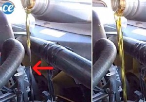 How To Easily Pour Oil Into Your Engine WITHOUT A Funnel. 