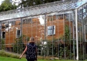 This Couple Built A Greenhouse Around Their House To Grow Vegetables And Keep Warm. 