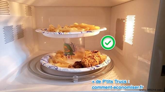 How To Heat 2 Plates In The Microwave At The Same Time! 