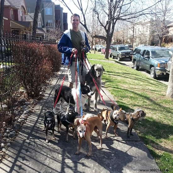 This Man Dedicates His Life To Adopting Old Dogs Who Have No Home. 