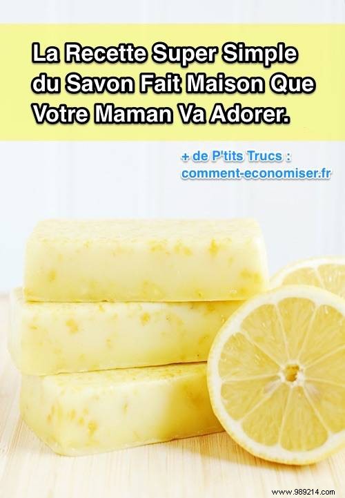 The Easy Homemade Lemon Soap Recipe. 