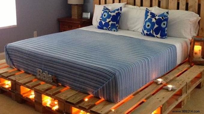 Why Buy a Bed When You Can Use Pallets to Make One for Free? Here are 14 Great Examples. 