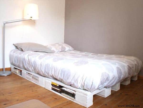 Why Buy a Bed When You Can Use Pallets to Make One for Free? Here are 14 Great Examples. 