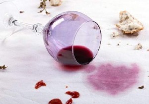 How to Remove a Red Wine Stain? 