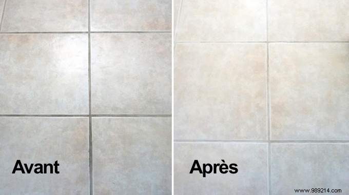 Dirty Tile In The Bathroom:Use White Vinegar. 