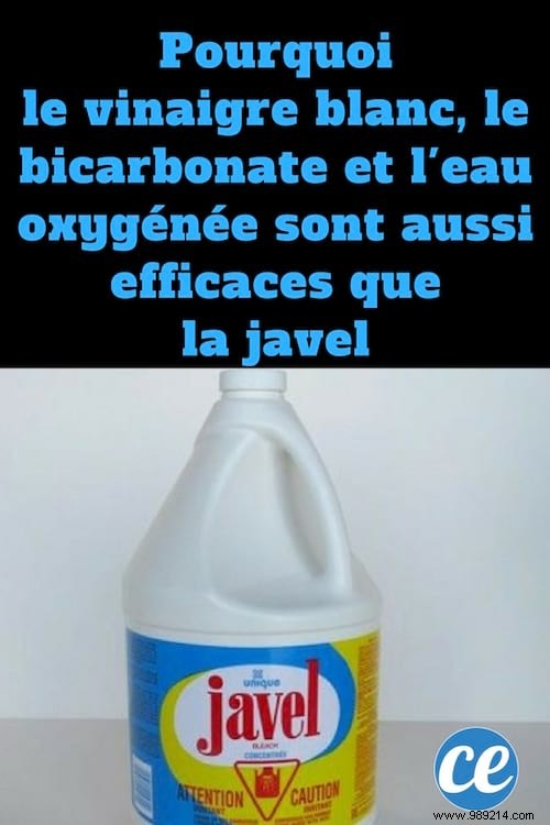 Why White Vinegar, Baking Soda and Hydrogen Peroxide Are As Effective As Bleach. 