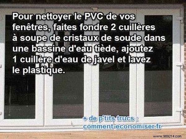 The Recipe to EFFORTLESSLY Clean PVC Windows. 