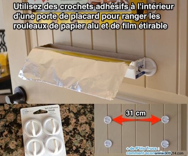 THE Indispensable Tip for Better Storing the Roll of Aluminum Foil. 