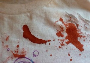 THE Trick That Works for Removing an Encrusted Bloodstain. 