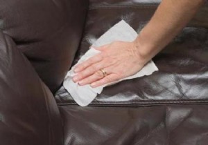 The Easy Way To Clean A Leather Sofa. 