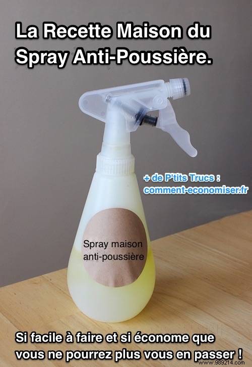 The Homemade Dust Spray Recipe. 