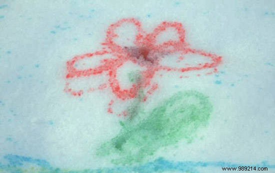 Easy and Quick:How to Make Paint to Draw on Snow. 