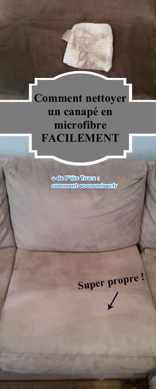 How to Clean a Microfiber Sofa EASILY. 