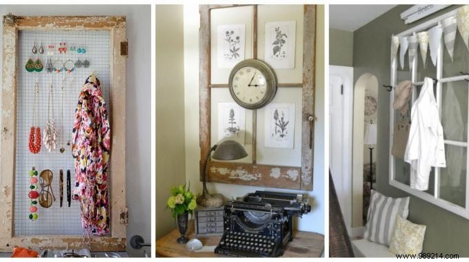 14 New Ways to Repurpose Old Windows. 