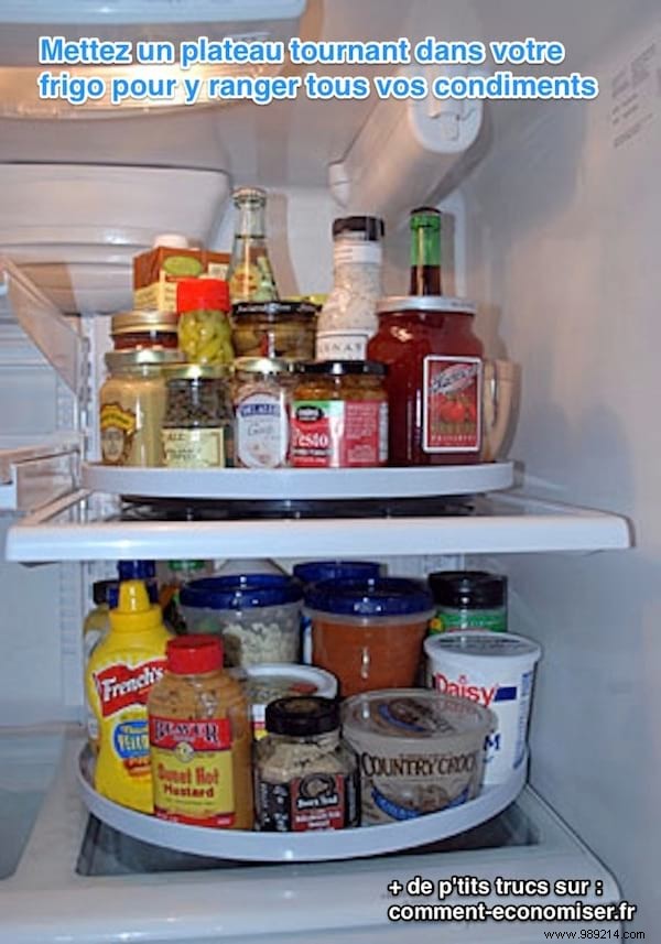 A Mind-Blowing Trick To Store Your Condiments In The Fridge. 