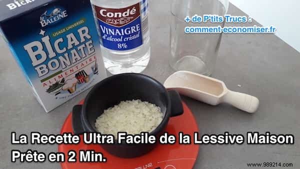 The Ultra Easy Recipe for Homemade Laundry Detergent Ready in 2 Min. 