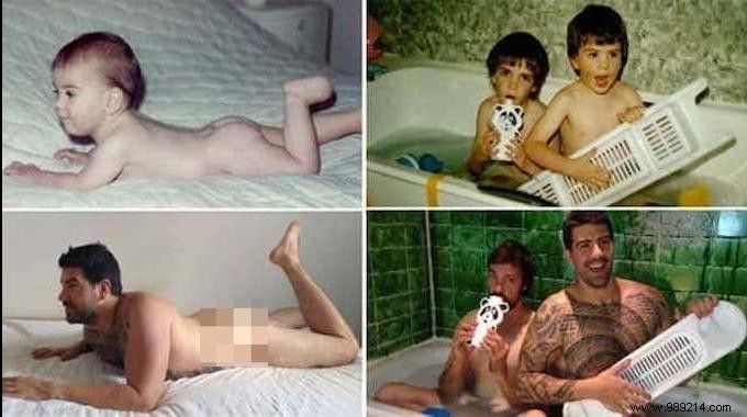 2 Brothers Found the Best Mother s Day Gift! They Recreated Their Childhood Photos :-) 