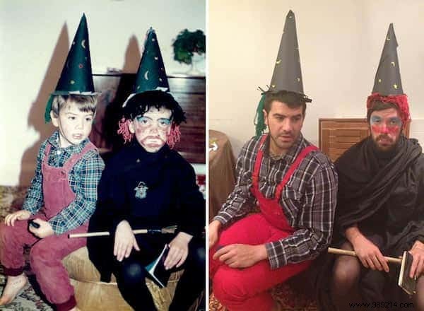 2 Brothers Found the Best Mother s Day Gift! They Recreated Their Childhood Photos :-) 