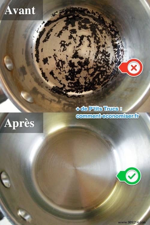 The World s Easiest Trick To Clean A Burnt Pan (Without Scrubbing). 