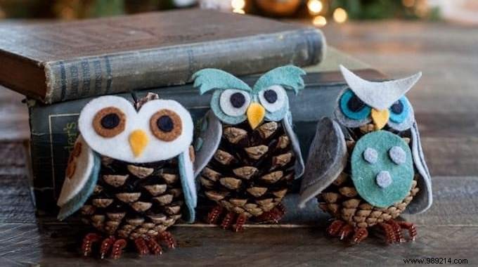 Here s How To DIY Owls out of PINE CONES Easily. 