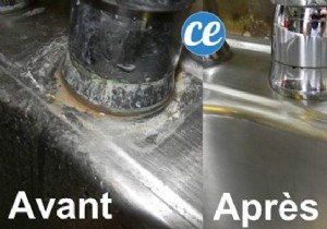 Limescale Around the Faucet? Finally a tip to remove it without rubbing. 