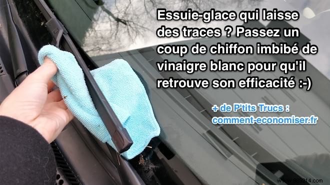 Windshield Wiper Who Leaves Streaks? Use White Vinegar To Restore Its Full Effectiveness. 