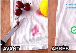 Berry Stains:The Tried-and-Tested Trick to Make Them Disappear WITHOUT Rubbing. 