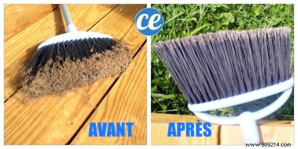 How to Clean Your Broom EASILY With White Vinegar. 