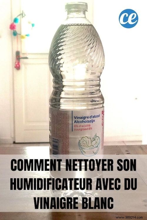 How To Descale And Clean A Humidifier With White Vinegar. 